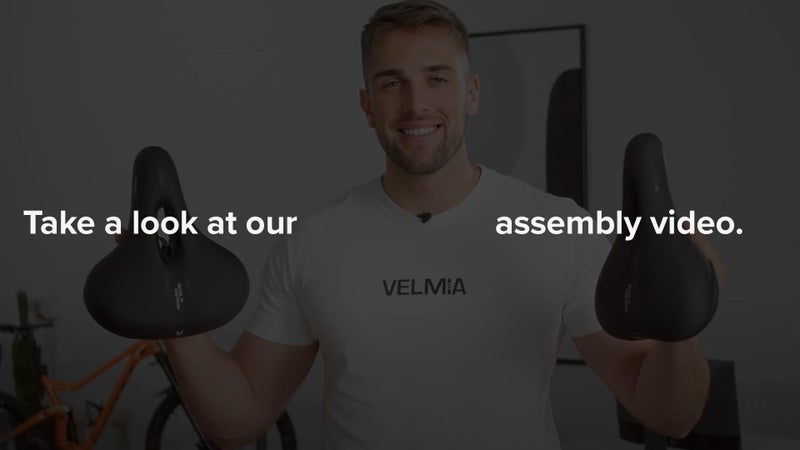 VELMIA Bike Seat Designed in Germany - Made of Comfy Memory Foam | Waterproof and with Smart Zone-Concept for Men & Women, BMX, MTB & Road Bikes - Image 5